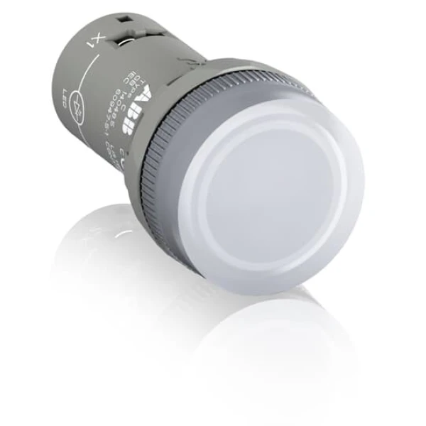 Лампа-индикатор CL2-523С белая 230В AC 1SFA619403R5238