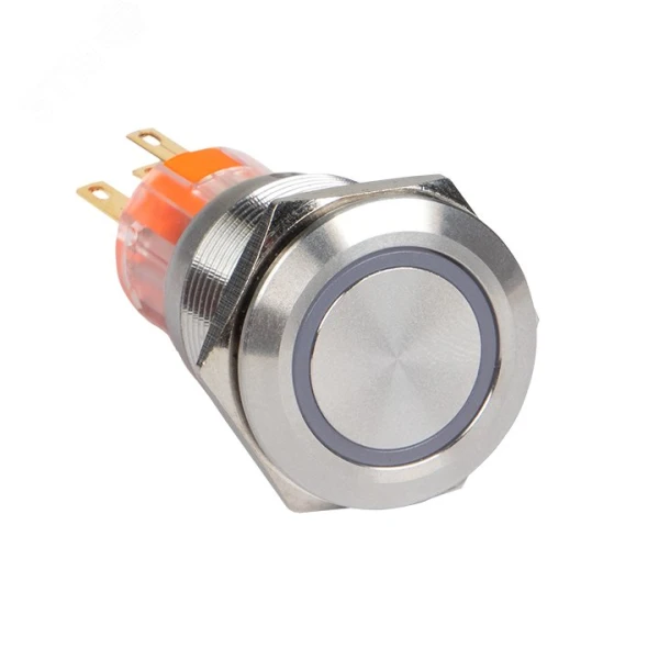 Кнопка S-Pro 67 19мм с фиксации,с зелен. подсвет. 24В s-pro 67-222